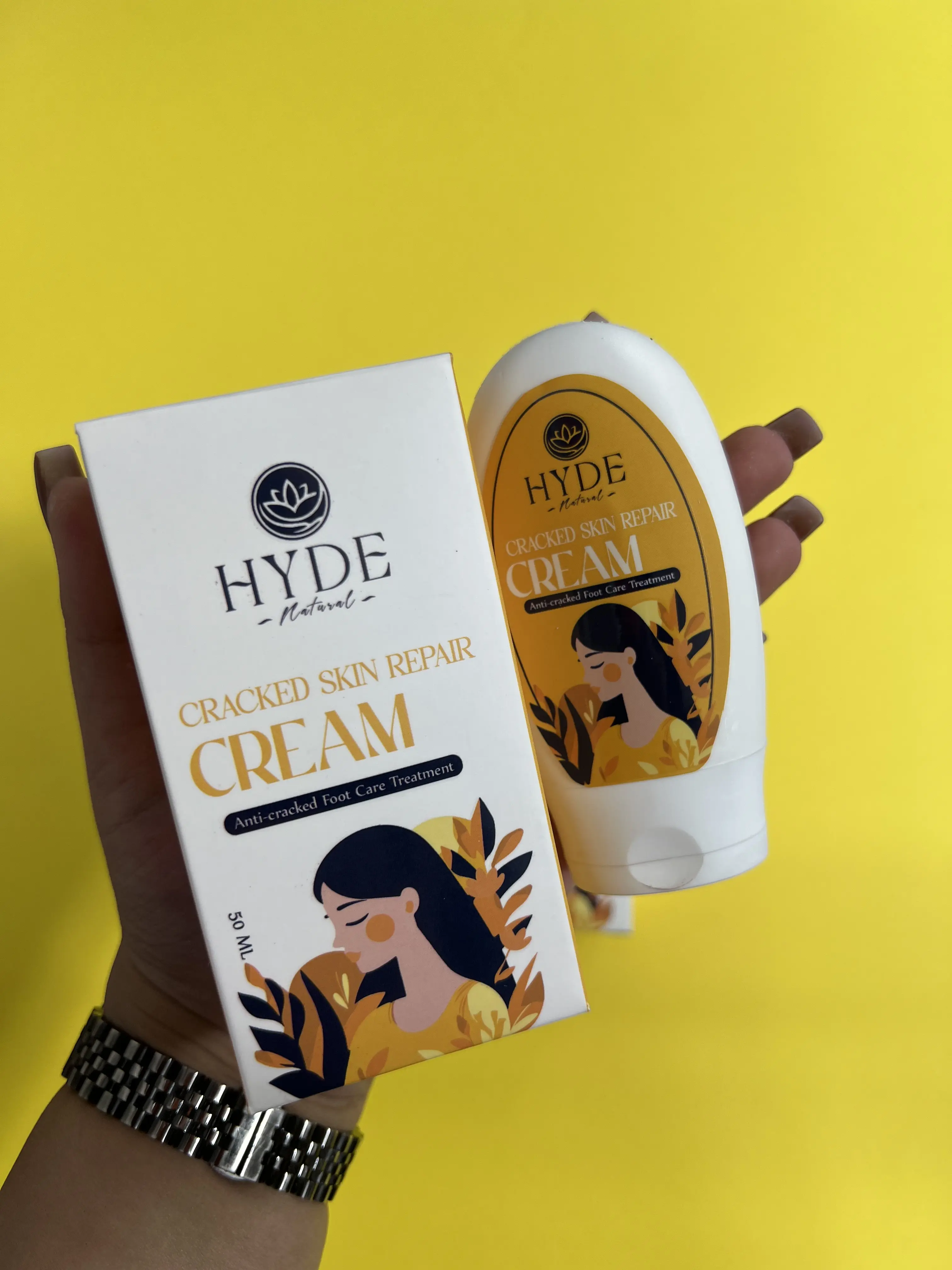 کرم ترک پا گیاهی برند هاید